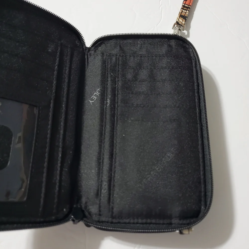 Vera Bradley Black Multi Quilted Wristlet Wallet with Floral Paisley Print - Picture 13 of 16